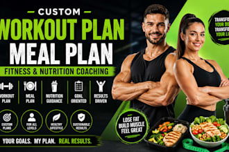 transform your body with a custom fitness and nutrition plan