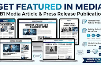 write and publish uscis compliant eb1 media article and press coverage