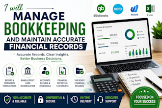 manage bookkeeping and maintain accurate financial records