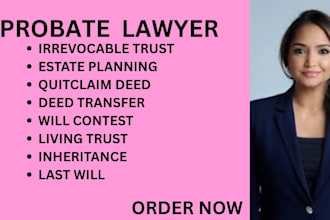 be your probate lawyer for trusts, estates, inheritance, and property matters