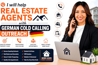 help real estate agents with german cold calling outreach