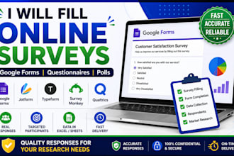 fill online surveys, google forms, questionnaires and polls