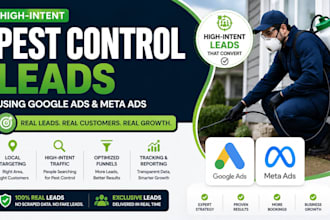 generate high quality pest control fumigation leads using google and meta ads