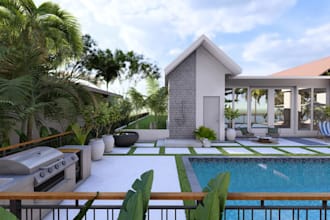 do backyard landscape design, garden pool design, pergola patio landscape design