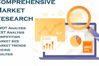 assist in online, market research and business research