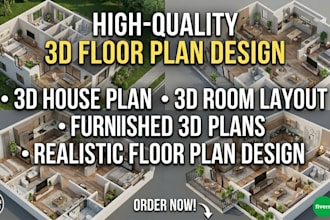 3d floor plan, 3d house,room layout, furnished 3d plan,