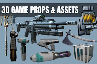 create 3d game asset game ready character and unreal engine environment
