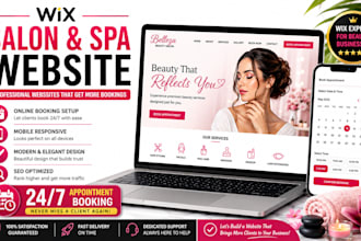 build wix booking website for salons, spas, and beauty businesses