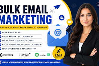 do bulk email blast, email marketing and email marketing campaign