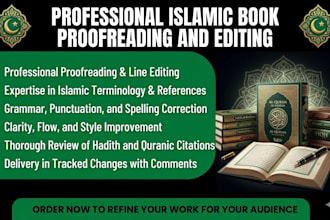 professionally review and proofread your islamic ebook