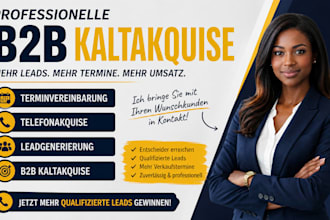 german b2b kaltaquise telefonakquise leadgenerierung terminvereinbarung