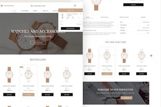 shopify store, jewelry website, jewelry store, wristwatch, wristwatch website