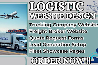 logistics website trucking website dispatch website trucking company website