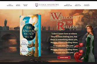 design squarespace author website writer portfolio book promotion website