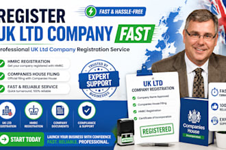 register UK ltd company, company formation, hrmc, companies house