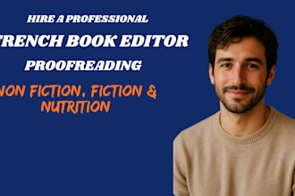 deliver expert french proofreading and editing for books