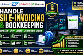 handle sii einvoicing and bookkeeping on softland sap oracle and quickbooks