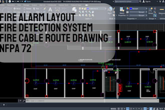 design nfpa compliant fire alarm system drawings