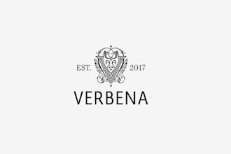 design vintage filigree feathered serpent dragon logo