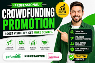 do crowdfunding promotion and gofundme fundraiser marketing