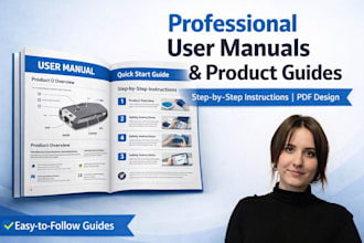 create professional product manuals and user guides with technical documentation