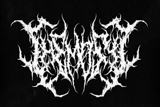 design a logo for your power, folk, or symphonic metal band