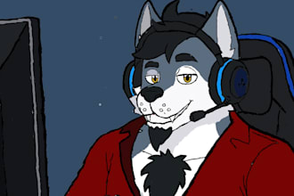 draw furry reference sheet, furry art, sfw anthro art fursona oc reference sheet