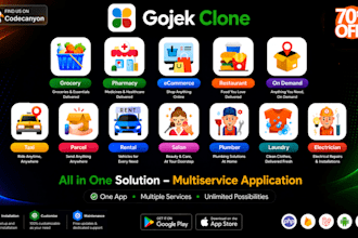 build gojek clone, handyman, on demand, home multi service apps