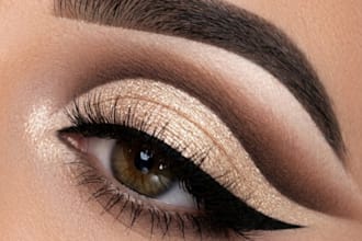 provide professional and luxury makeup look photos for your brand