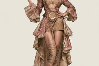 draw professional fashion illustrations and accessories