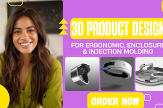 design smart wearable consumer electronic ergonomic enclosure for injection mold