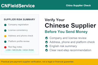 verify your chinese supplier before you send money