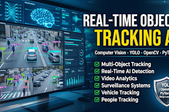 build computer vision, object tracking, real time ai, yolo, dl, opencv, pytorch