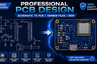 prepare pcb for manufacturing with gerber, bom and dfm review