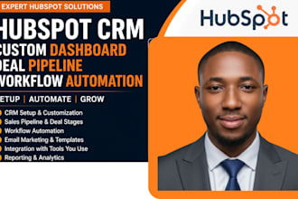 build hubspot custom dashboard crm hubspot deal pipeline workflow automation