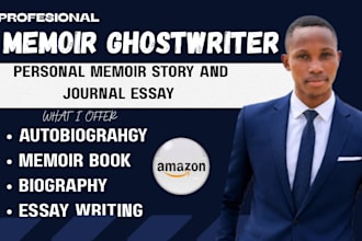 ghostwrite personal memoir biograpghy and autobiography book and ebook