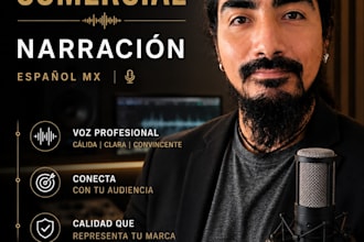 locucion narrador voice over