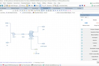 do any  simulation with the help of dwsim or aspen hysys