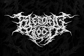 design rock, metal, progressive metalcore, hardcore and modern band logo