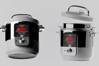 do 3d product design, 3d modeling, 3d cad design, industrial product design