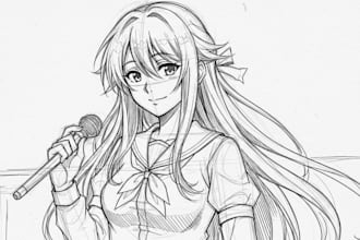 sketch you anime sketch art