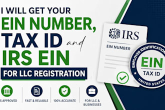 get your ein number irs tax id and USA llc registration for non US residents