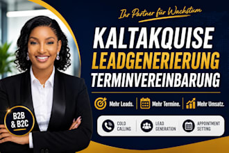 do kaltakquise, leadgenerierung and terminvereinbarung