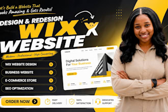 do wix website design, redesign business wix website, website development