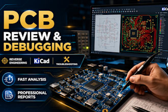 do pcb schematic review reverse engineering kicad pcb troubleshooting, debugging