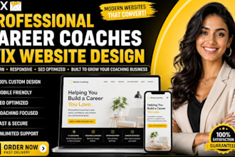 build wix coaching business website, career coach website