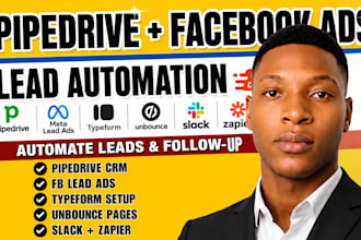 setup pipedrive facebook lead ads typeform unbounce slack zapier automation
