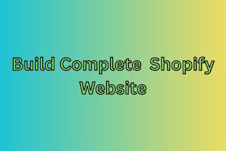 build shopify dropshipping store shopify website as shopify expert
