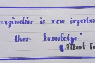 write beautiful handwritten notes or assignments