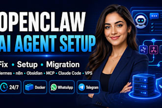 fix setup openclaw hermes n8n ai agent obsidian mcp claude code vps multi agent